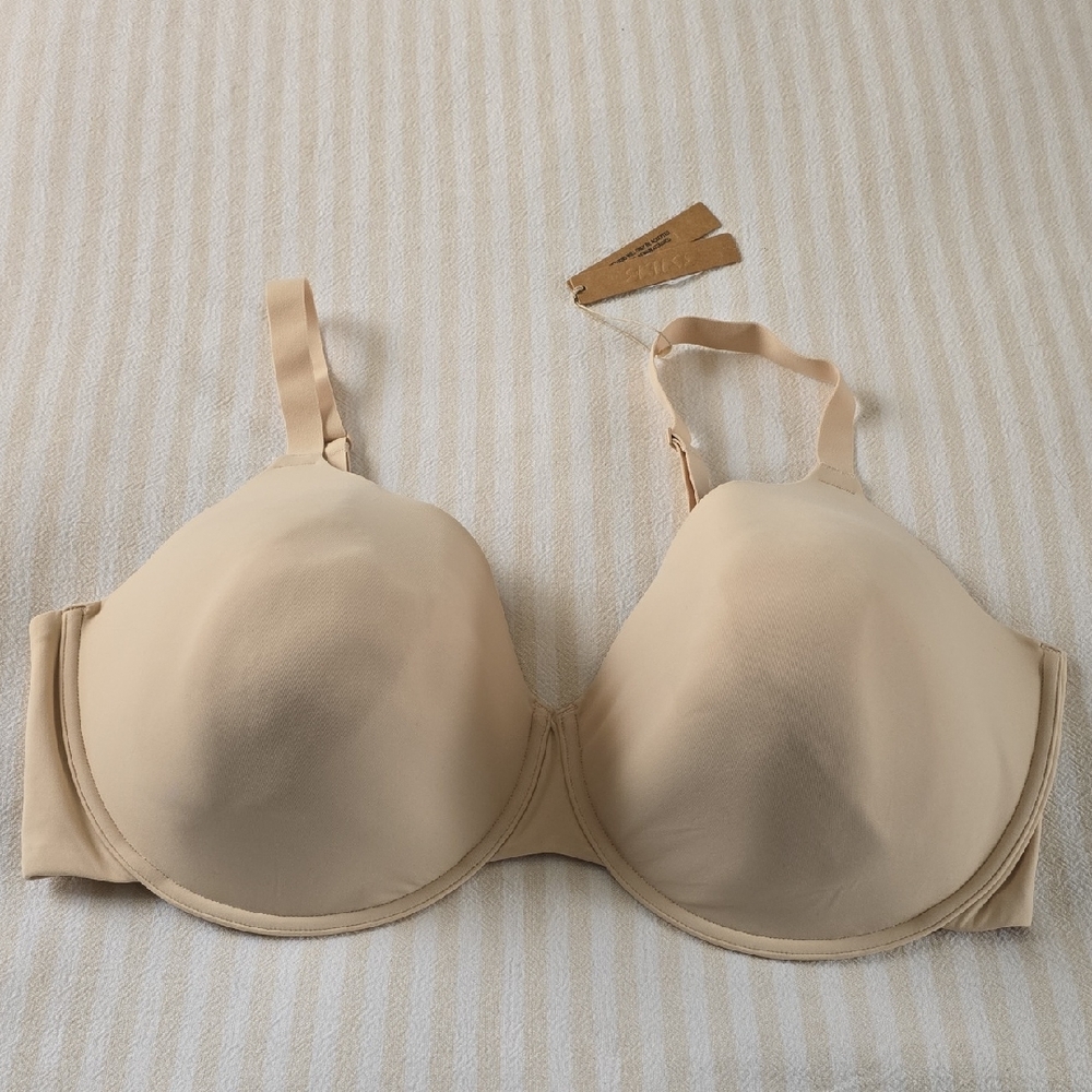 SKIMS Fits Everybody T-shirt Demi Bra Size:44DDD (44F) Sand